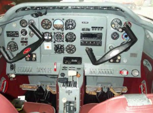 Yak 18T instrument panel